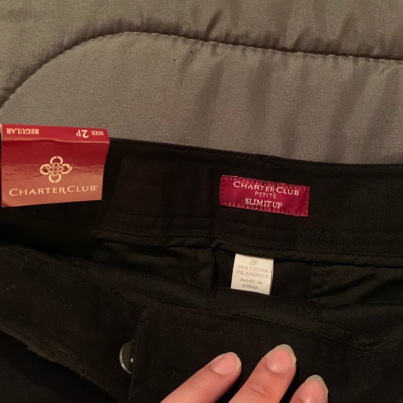 Slim it up- Charter Club Capri dress pants size 2P - Picture 2 of 3